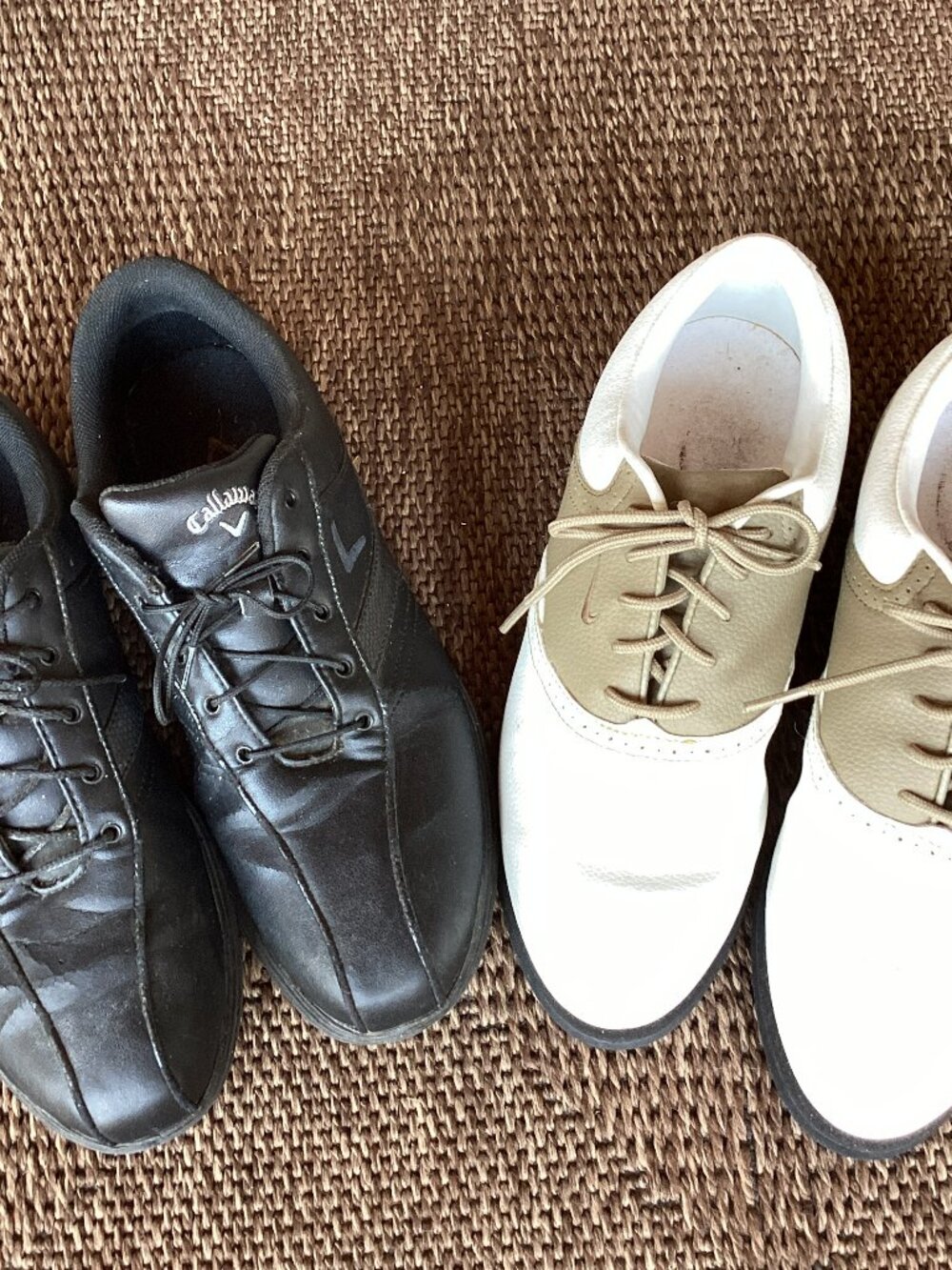 Bundle of 2 – Nike and Callaway Ladies Golf Shoes – sz 8